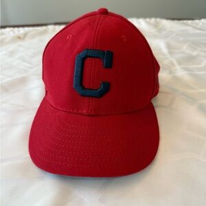 Cleveland New Era Red 59FIFTY Fitted Cap